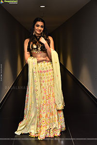 Manasa Chaudhary at Gaayapadda Simham Trailer Launch