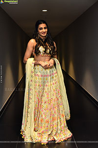 Manasa Chaudhary at Gaayapadda Simham Trailer Launch