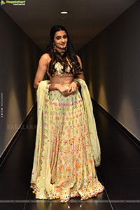 Manasa Chaudhary at Gaayapadda Simham Trailer Launch