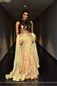 Manasa Chaudhary at Gaayapadda Simham Trailer Launch