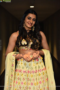 Manasa Chaudhary at Gaayapadda Simham Trailer Launch