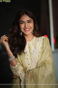 Mrunal Thakur at Dacoit Movie Interview, HD Gallery 