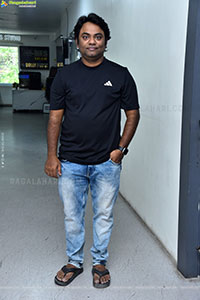 Music Director Naga Vamshi at Godari Gattupaina Interview