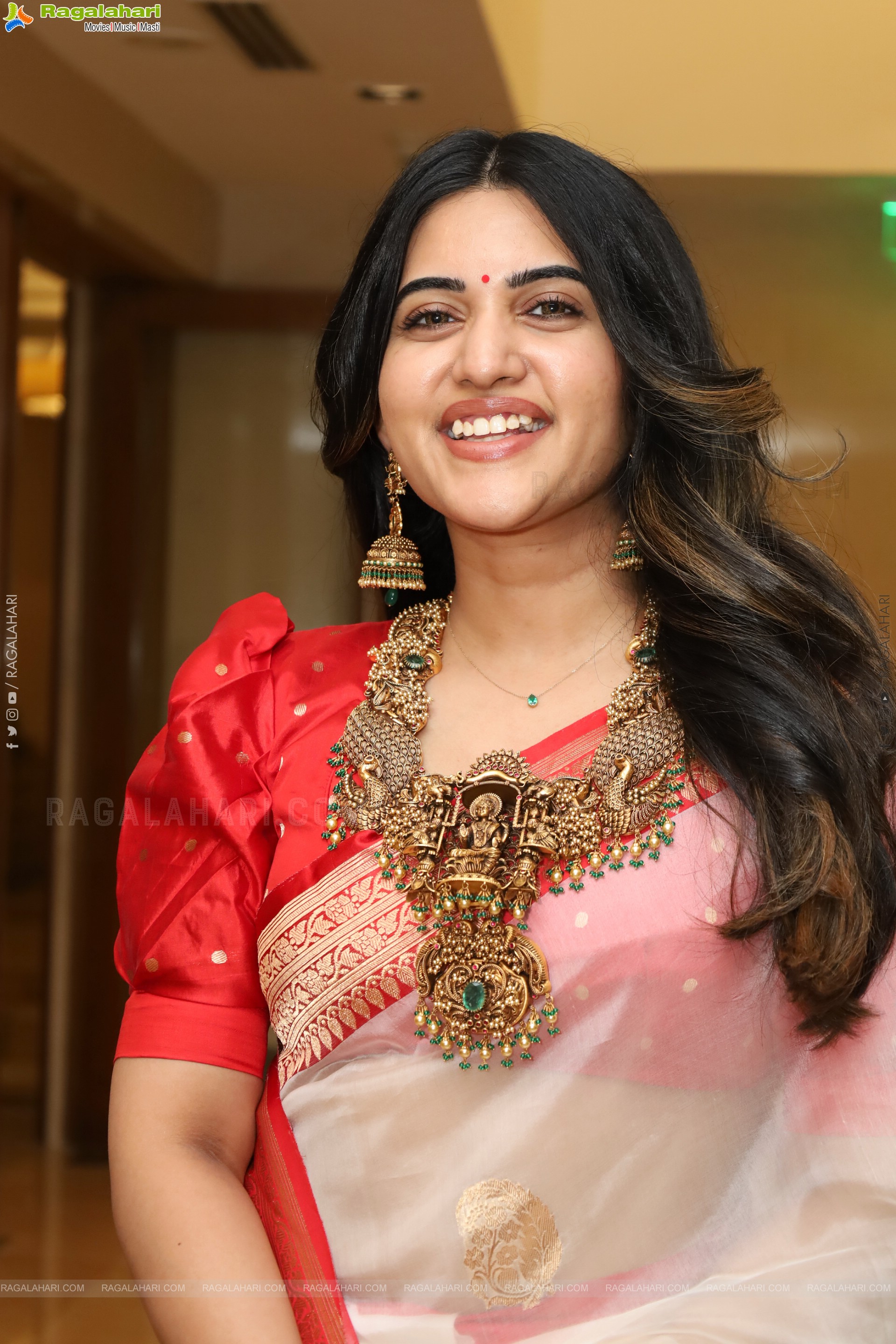 Sravanthi Chokarapu at B2B Jewellery Exhibition Date Announcement Event, HD Gallery