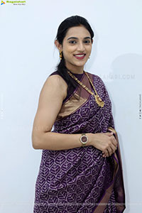 Sreelekha Chowdary Traditional stills in Saree, HD Gallery