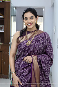 Sreelekha Chowdary Traditional stills in Saree, HD Gallery