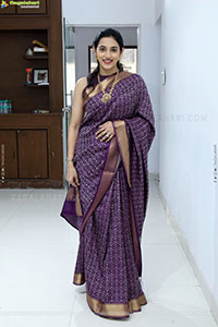 Sreelekha Chowdary Traditional stills in Saree, HD Gallery