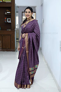 Sreelekha Chowdary Traditional stills in Saree, HD Gallery