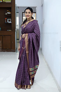 Sreelekha Chowdary Traditional stills in Saree, HD Gallery