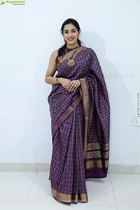 Sreelekha Chowdary Traditional stills in Saree, HD Gallery