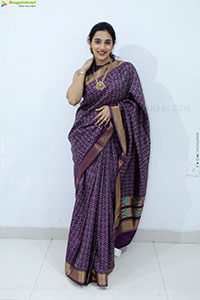 Sreelekha Chowdary Traditional stills in Saree, HD Gallery