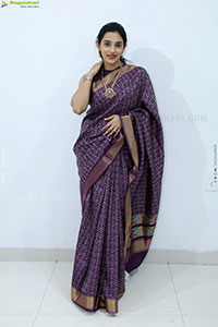 Sreelekha Chowdary Traditional stills in Saree, HD Gallery