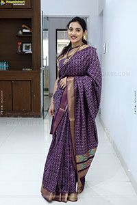 Sreelekha Chowdary Traditional stills in Saree, HD Gallery