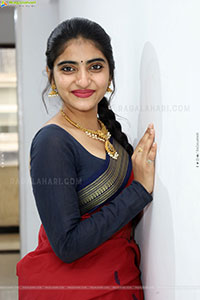 Vandana Chauhan stills in Traditional Saree, HD Gallery