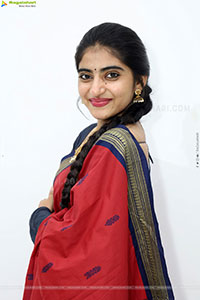 Vandana Chauhan stills in Traditional Saree, HD Gallery