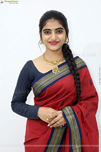 Vandana Chauhan stills in Traditional Saree, HD Gallery