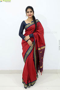 Vandana Chauhan stills in Traditional Saree, HD Gallery