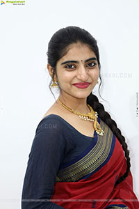 Vandana Chauhan stills in Traditional Saree, HD Gallery