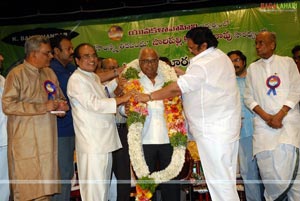 Balachander Awarded 'Pride of Indian Cinema' by Yuvakalavahini