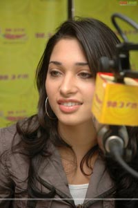 Tamanna at Radio Mirchi