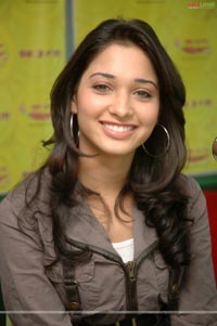 Tamanna at Radio Mirchi