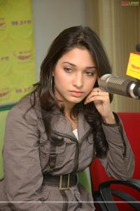 Tamanna at Radio Mirchi