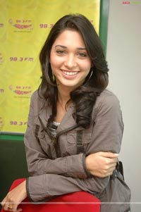 Tamanna at Radio Mirchi