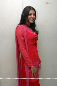 Kajal at Ananthapuram Audio Release