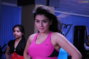 Hansika Motwani at Gym