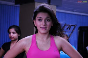 Hansika Motwani at Gym