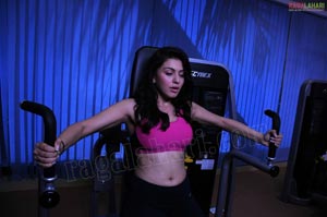 Hansika Motwani at Gym