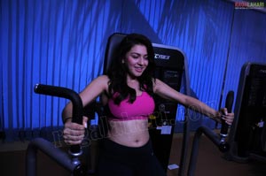 Hansika Motwani at Gym