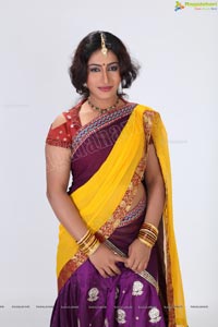 Akshitha Shetty in Indian Traditional Dress