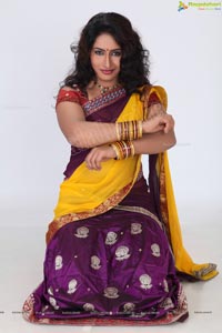 Akshitha Shetty in Indian Traditional Dress