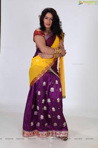 Akshitha Shetty in Indian Traditional Dress