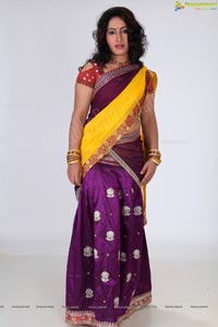 Akshitha Shetty in Indian Traditional Dress