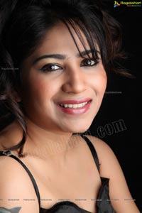 Madhulagna Das in Black Frock