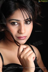 Madhulagna Das in Black Frock