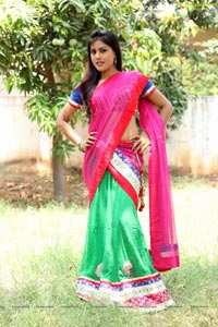 South Indian Girl in Langa Davani