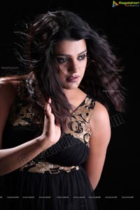 Tashu Kaushik in Black Dress