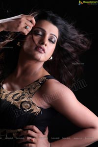 Tashu Kaushik in Black Dress