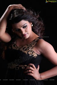 Tashu Kaushik in Black Dress