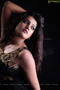 Tashu Kaushik in Black Dress