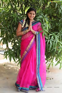 Traditional Indian Girl in Sari
