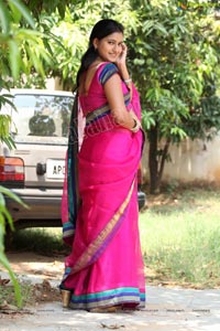 Traditional Indian Girl in Sari