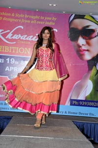 Aaliya at Khwaish Fashion Show