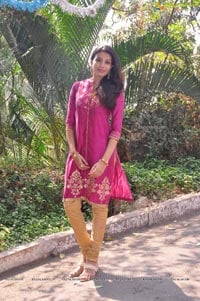 Kavya Shetty in Pink Dress