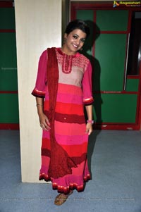 Tashu Kaushik in Red Salwar