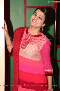 Tashu Kaushik in Red Salwar