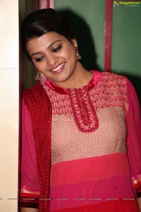 Tashu Kaushik in Red Salwar